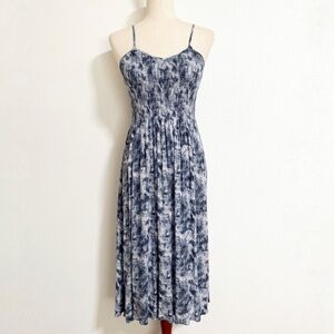 Taylor Grace Smocked Tie Dye Midi Dress